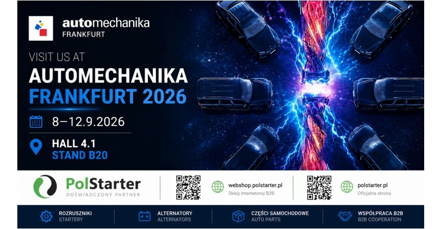 Polstarter na targach Automechanika Frankfurt 2026 – Hala 4.1, Stoisko B20